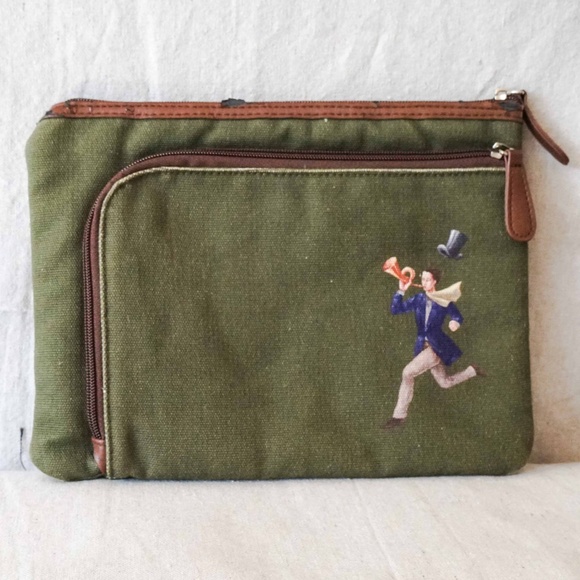 Henry Cotton’s Limited Edition Fox Hunt Canvas Pouch (Flawed) - Picture 2 of 16